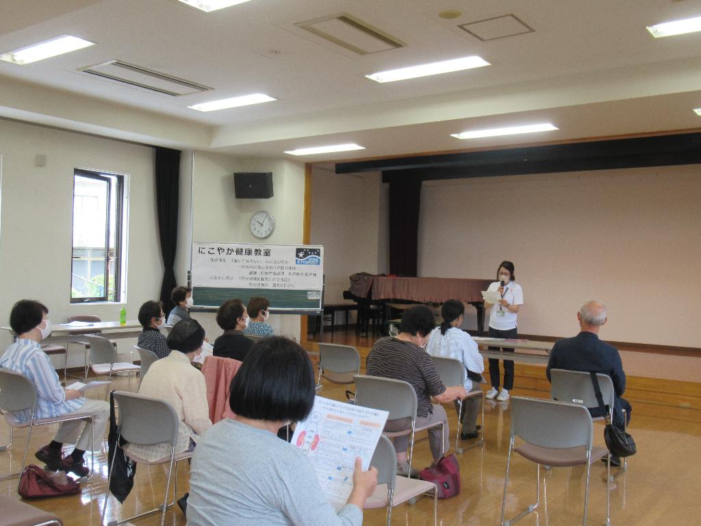 【共同募金助成】橋北地区にこやか健康教室（飯田市/橋北まちづくり委員会 健康福祉委員会）