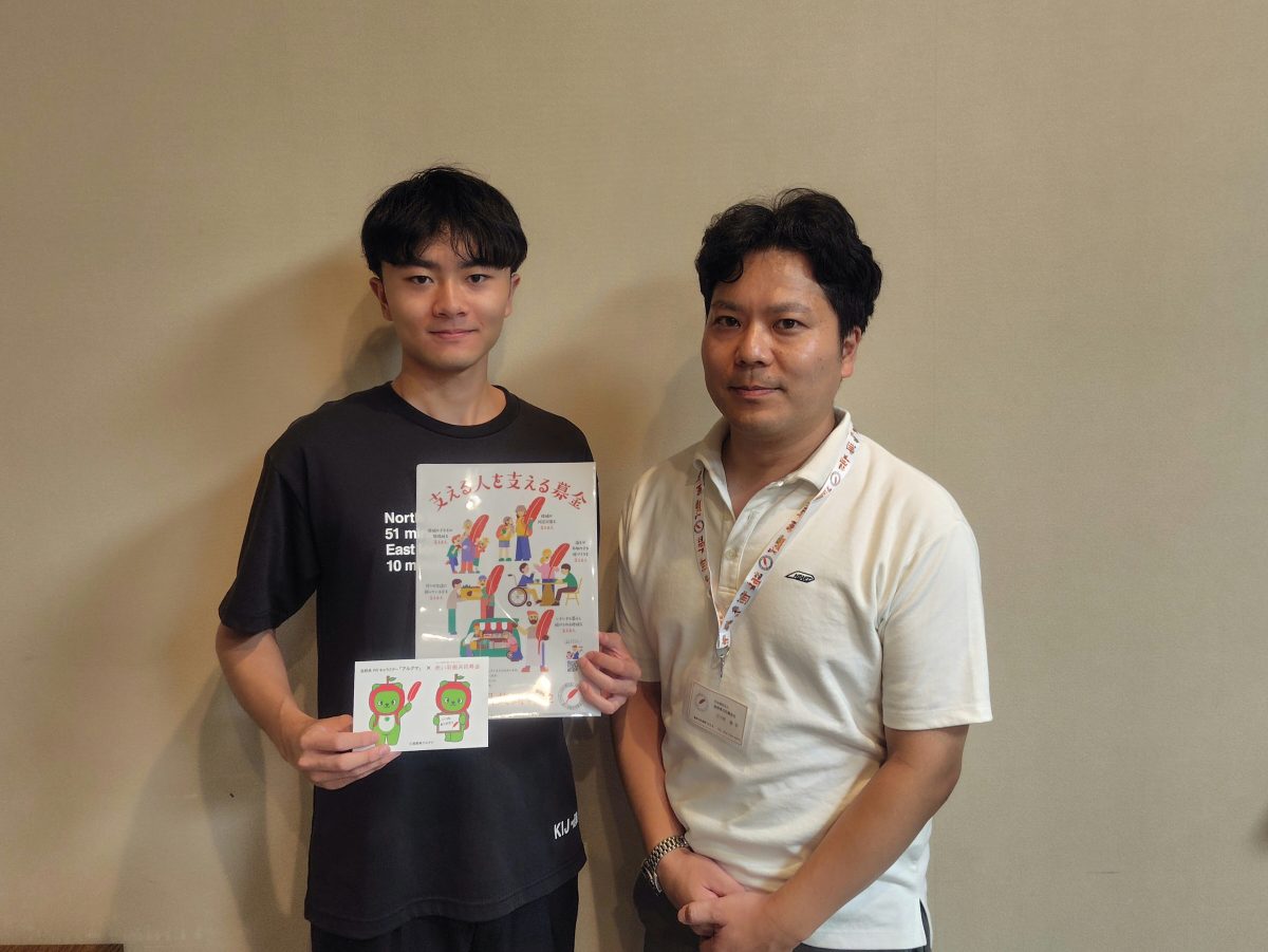 探求学習で長野市立長野高等学校の生徒さんが取材に訪れてくれました