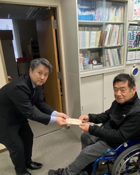 社会福祉法人いなりやま福祉会様からご寄付をいただきました！
