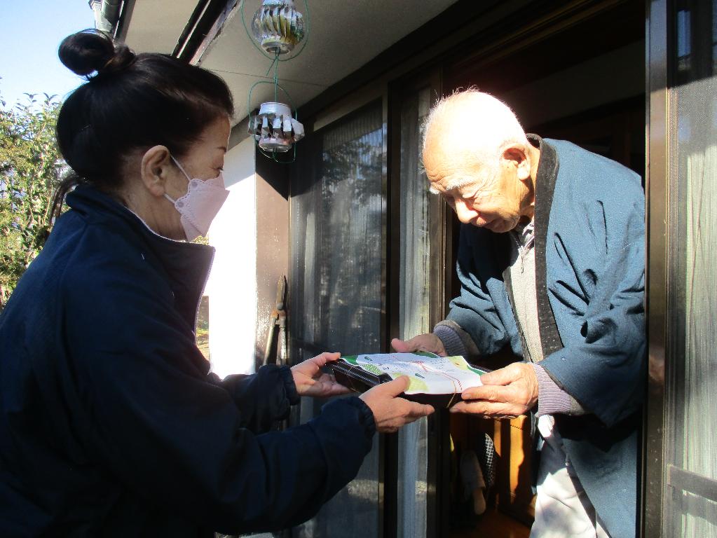 【共同募金助成】ひとり暮らし高齢者　配食サービス事業（(福)豊丘村社会福祉協議会）